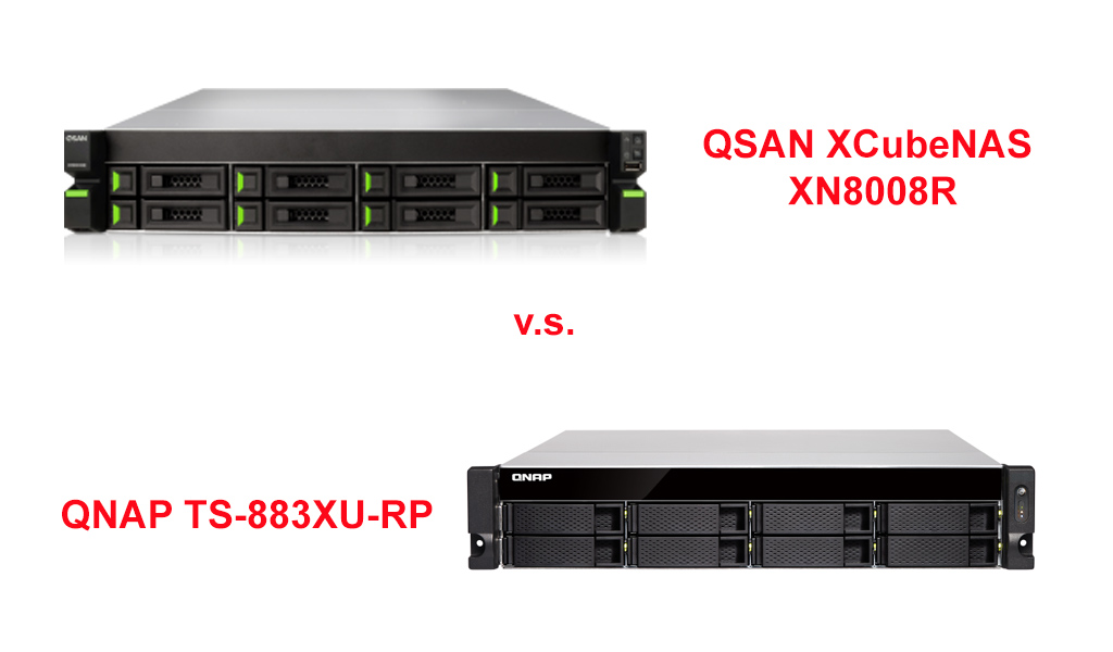 QSAN XN8008R vs QNAP TS-883XU-RP